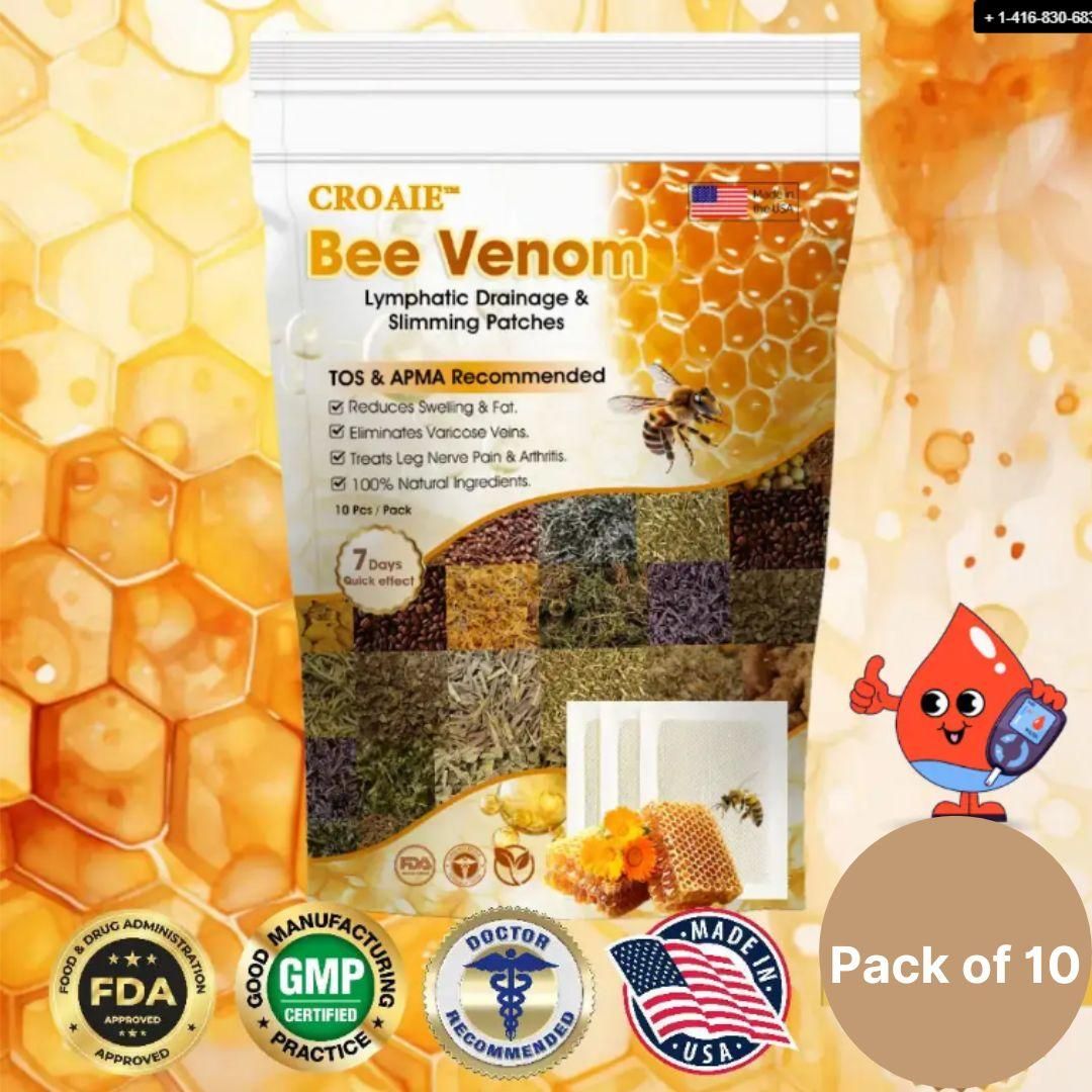Bee Venom Lymphatic Drainage & Slimming Foot Patches 🌿👣