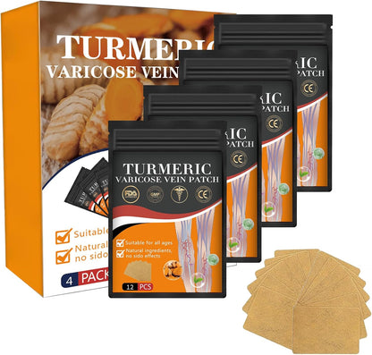 🦵Turmeric Varicose Vein Patch – A Natural Breakthrough for Vein Health! 🌿🦵