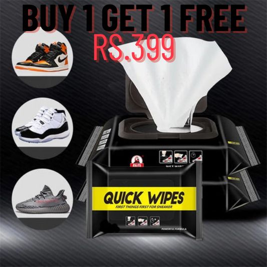 Sneaker & Shoe Cleaner Wipes(1 Packs of 80)